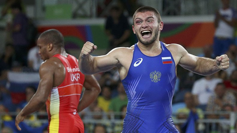 Greco-Roman wrestler Chakvetadze wins 10th gold for Russian in Rio 