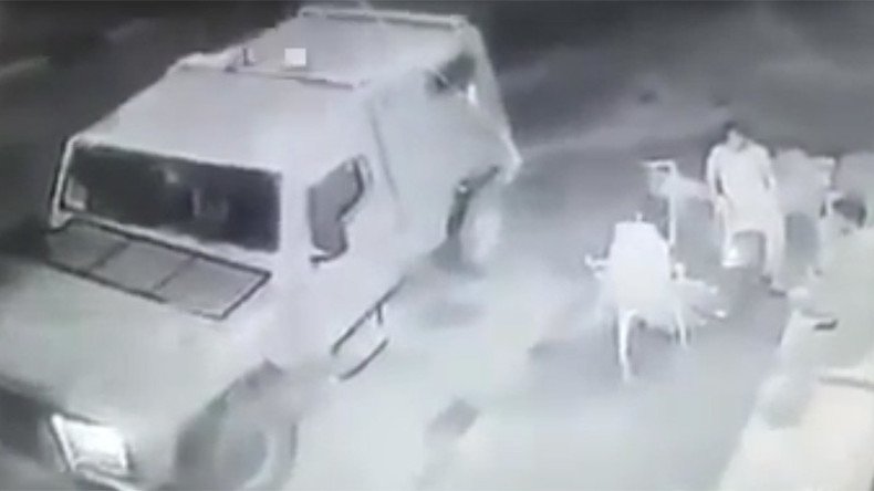 Smoke 'em out: Israeli soldiers toss grenade at Palestinians in unprovoked attack (VIDEO)