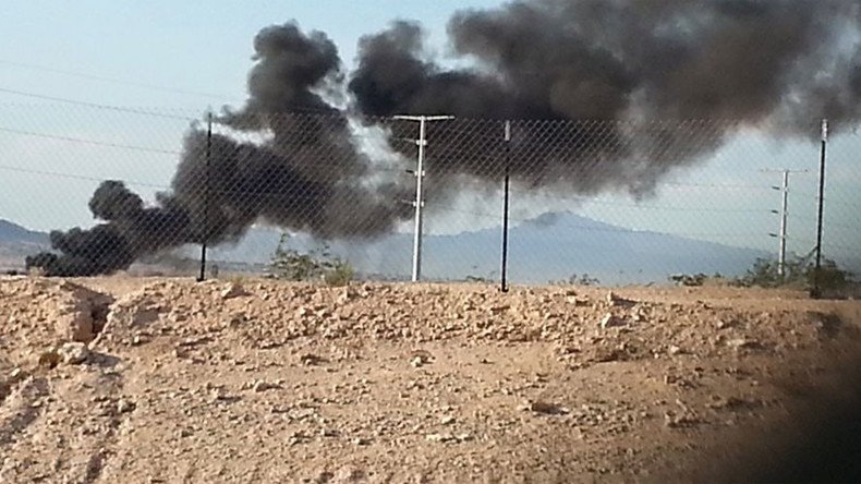 Military contractor jet crashes near Las Vegas after pilot ejects (VIDEO, PHOTOS)