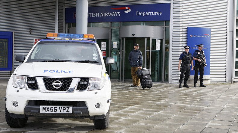 Manchester airport evacuated after suspicious package found in departure area