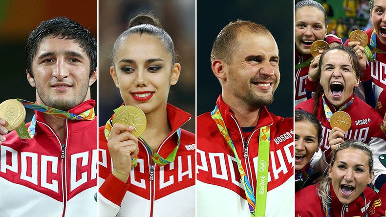 Team Russia snatches 4 gold medals in a row at Rio Olympics