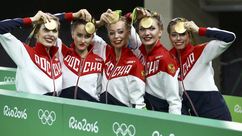 Gymnasts win gold in Rio to guarantee Russia 4th in overall standings