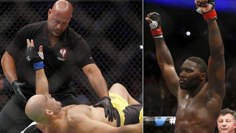 Don’t blink: Most might have missed Rumble Johnson’s crunching KO at UFC 202