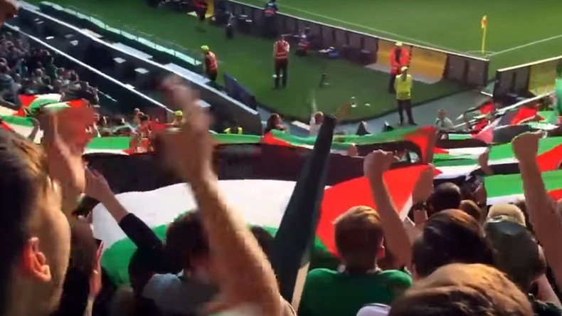 Celtic fans vow to cover UEFA disciplinary fine & match it for Palestinian charities