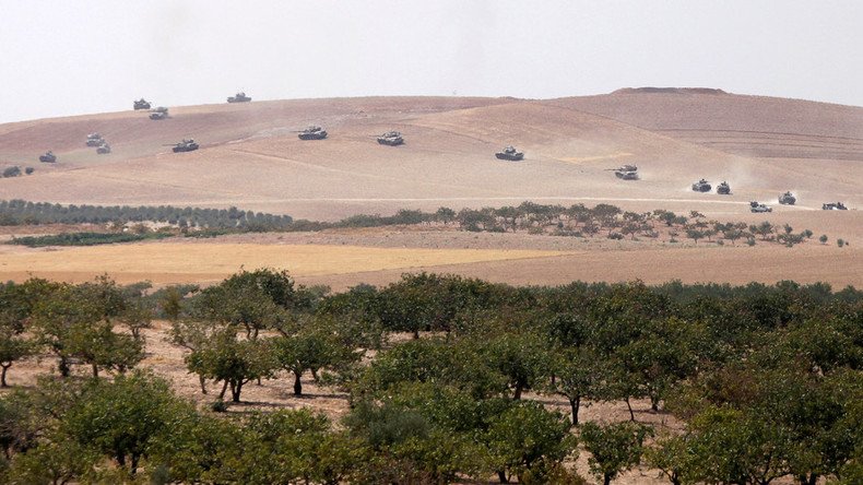 Turkish tanks cross Syrian border in military op to retake city of Jarablus from ISIS