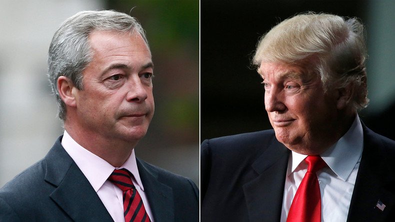 Meeting of minds? Nigel Farage to share platform with Donald Trump