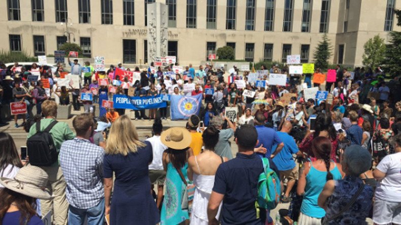 'Save our water': Native Americans, celebrities protest Dakota pipeline