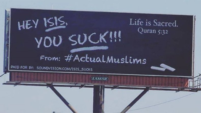 ‘Hey ISIS, you suck!’ Muslims’ war of words ad campaign prompts rubbernecking in Arizona