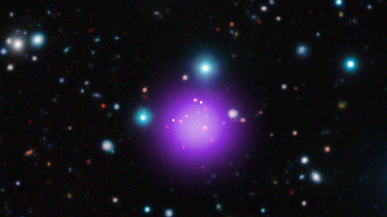 Most distant galaxy cluster ever recorded captured 11bn light years away