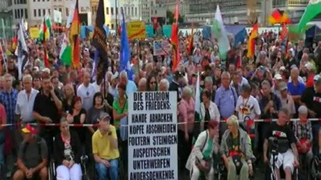 Hundreds join PEGIDA rally in Dresden to protest Berlin’s migrant policy 