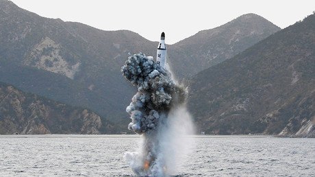 N. Korea launches ballistic missile from submarine amid US-Seoul drills