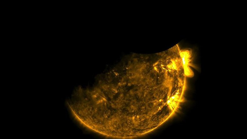 NASA solar observatory captures spectacular double eclipse (VIDEO)