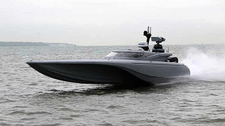 Showboating: Royal Navy test-drives new ‘Batman’ drone boat on Thames