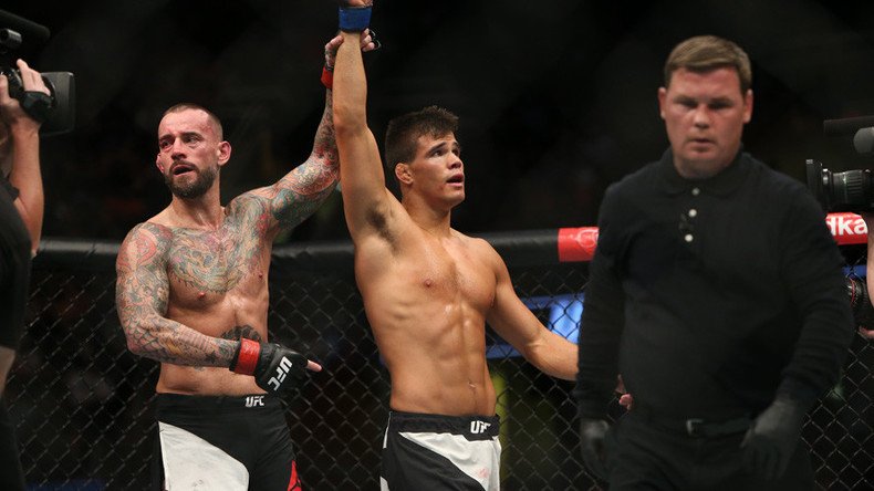 CM Punk beaten in UFC debut by Mickey Gall