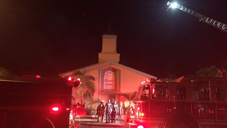 Arson: Florida mosque ‘attended by Orlando shooter’ set ablaze (PHOTOS)