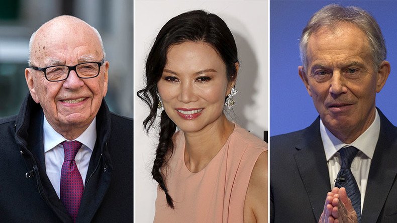 Love triangle? Murdoch ‘badly hurt’ by closeness of Tony Blair and ex-wife Wendy Deng