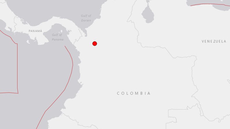 5.9 quake strikes Colombia