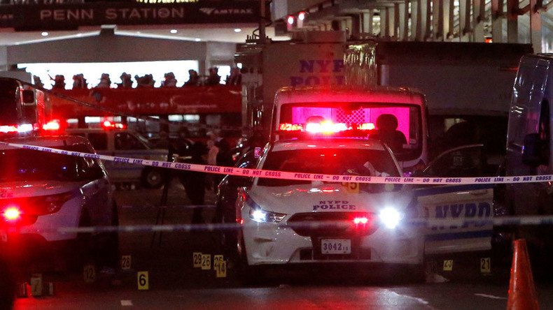Bomb blast at New Jersey train station as robot tries to disarm device