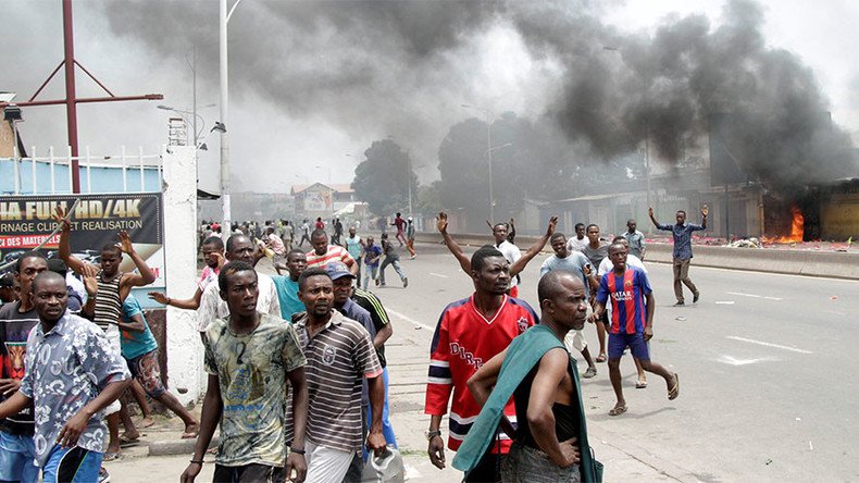 Up to 50 killed, police officer ‘burned alive’ during anti-govt protests in Congo (VIDEO)