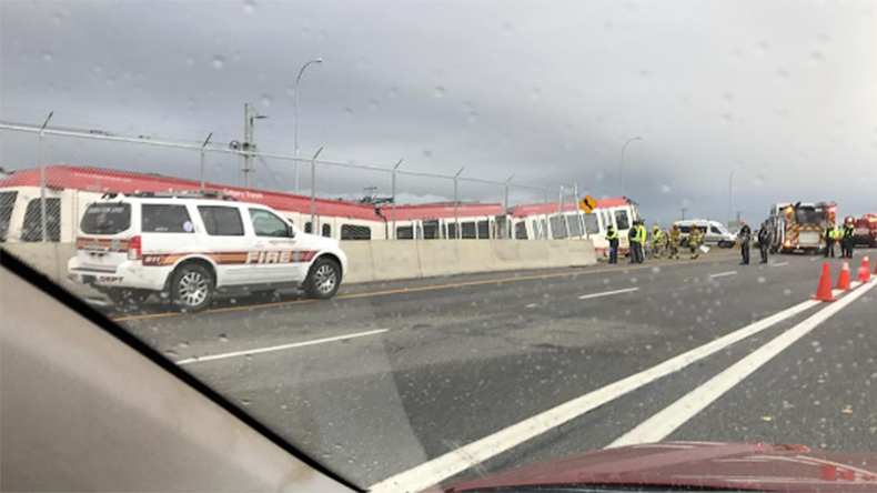 Train derails & crashes in Canada, driver seriously injured (PHOTOS)