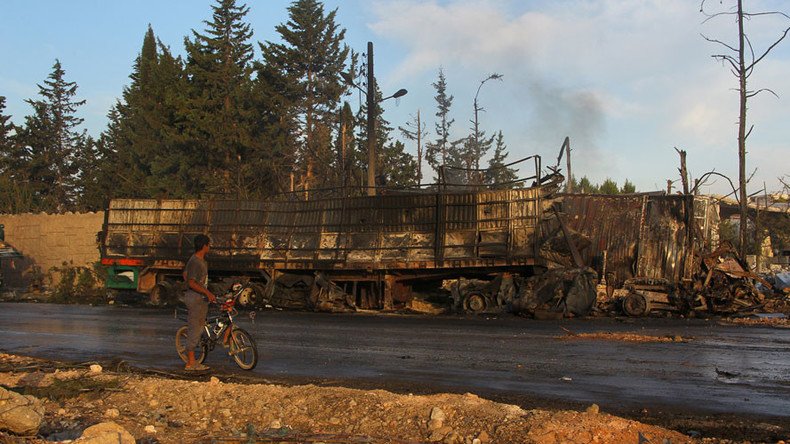 ‘Claims of Russian airstrike on Syrian aid convoy comes at convenient time for US'