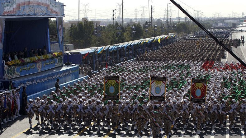 Iran displays military might in nationwide parades, warns US to keep out of Gulf