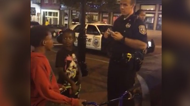 'Leave those kids alone': Cop trolled live on Facebook for stopping black children (VIDEO)