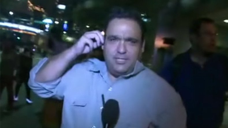 Reporter taken out by aggressive Charlotte protester live on air (VIDEO)