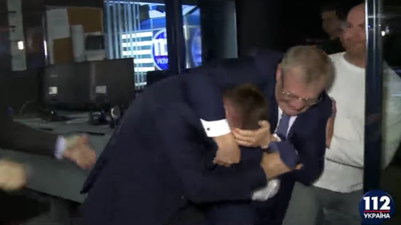 Rage unleashed: Ukrainian brawler MP ambushes rival after debate (VIDEOS)