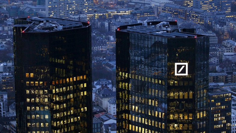 Deutsche Bank shares plummet to record low as Merkel rules out bailout