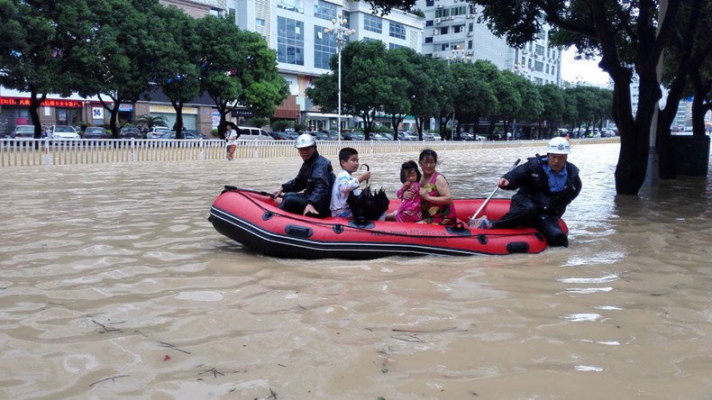 Dozens missing after Typhoon Megi triggers major landslide in China (VIDEO)