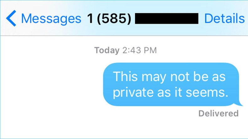 iMessage, but who reads? Apple logs message contacts and location