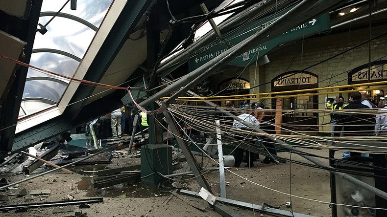 At least 1 dead, up to 108 injured as commuter train smashes into New Jersey station