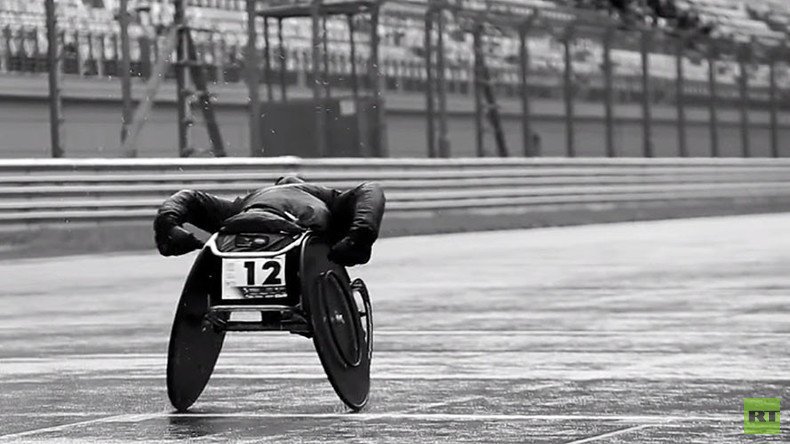‘Never give up, do your best’: Russian wheelchair racers break a sweat on F1 track in Sochi (VIDEO)
