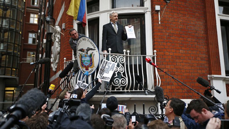 WikiLeaks cancels Assange’s live balcony appearance over ‘security concerns’