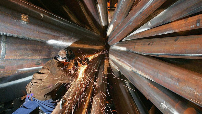 UK manufacturing output at highest since 2014