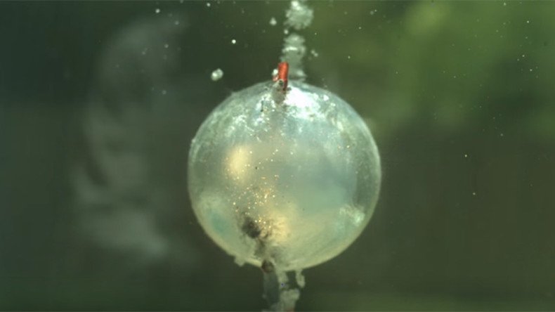 Mesmerizing slow mo footage shows underwater explosions in stunning detail (VIDEO)