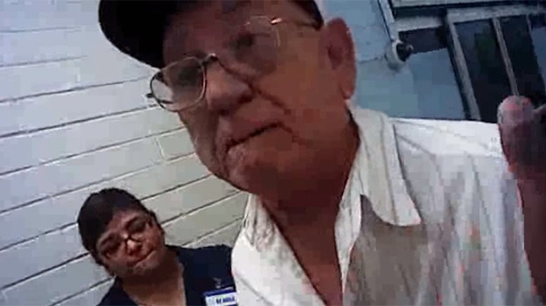 Elderly man sues Texas cop for allegedly breaking his ribs in WalMart altercation (VIDEO)