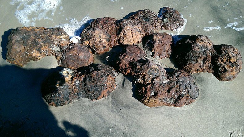 Civil War cannonballs discovered in South Carolina thanks to Hurricane Matthew