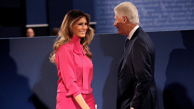 #PussyBowgate: Did Melania Trump’s blouse troll Clinton at the debate?