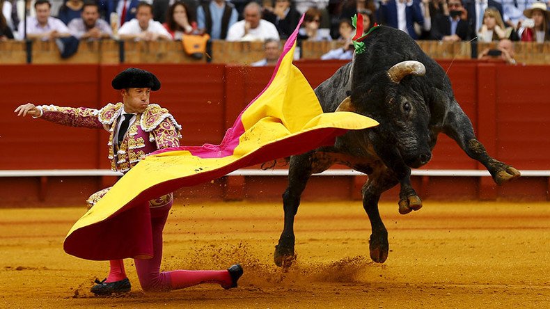‘May he die’: Anti-bullfighting campaigners hurl abuse at 8yo aspiring matador battling cancer 