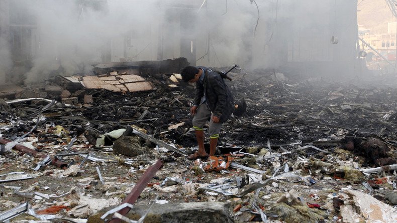 ‘Apparent war crime’: HRW blasts Saudi carnage at Yemen funeral, slams US & UK arms supplies