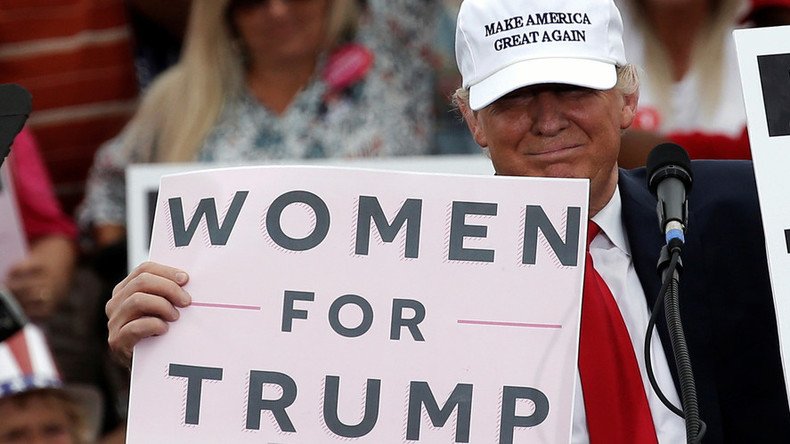 #WomenWhoVoteTrump unite behind Republican candidate despite lewd comments