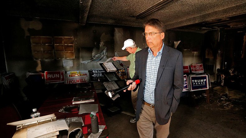 Firebombed GOP office in N. Carolina goes back to work, Utah Republicans receive threats