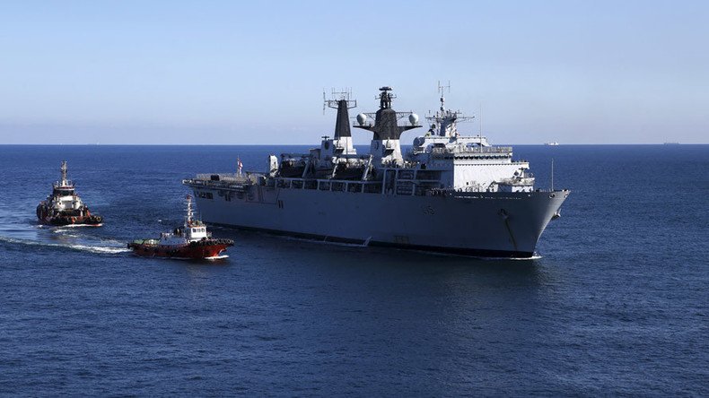 Royal Navy pledges to ‘man-mark’ passing Russian fleet