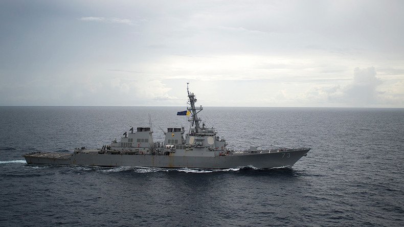 ‘Illegal & provocative’: US destroyer sails through contested waters amid Chinese warnings