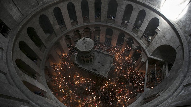 Jesus Christ’s ‘burial slab’ uncovered during restoration