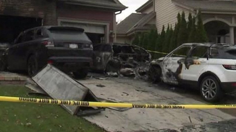 Cars torched in arson attack on UFC ex-champion’s home