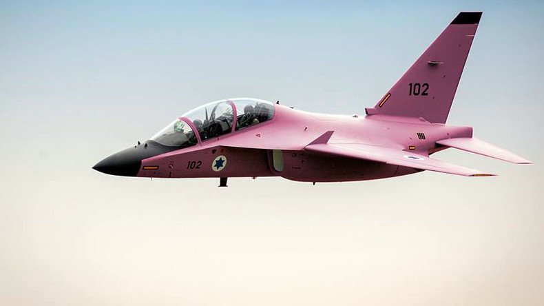 Israeli jet painted pink for breast cancer awareness, slated for denying Gaza medical treatment