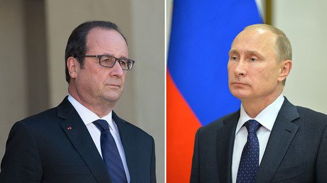 Putin cancels visit to France amid Syria tensions